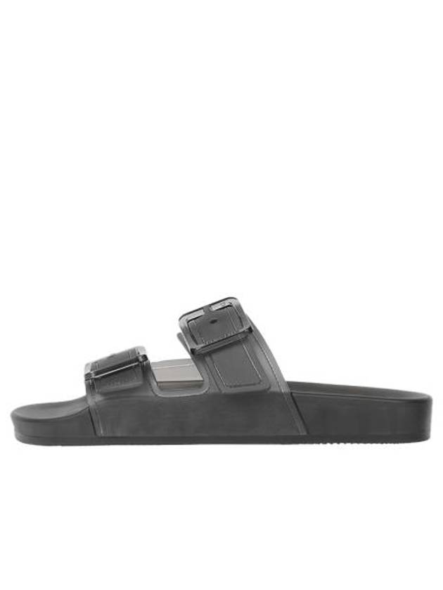 Mallorca Strappy Leather Slippers Black - BALENCIAGA - BALAAN 2