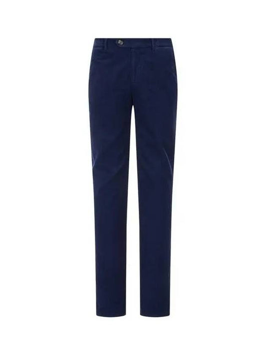 Shimaeul 8th Anniversary 10 e Point 9 8 Men s Uncut Button Closure Corduroy Pants Blue 270962 - BRUNELLO CUCINELLI - BALAAN 1