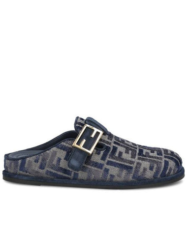 Feel FF Denim Mules Blue - FENDI - BALAAN 1