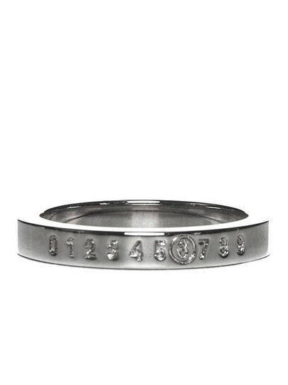 Numeric Minimal Signature Ring Palladium - MAISON MARGIELA - BALAAN 2