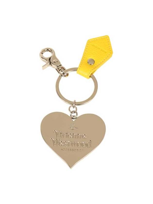 Heart Logo Keyring Yellow - VIVIENNE WESTWOOD - BALAAN 5