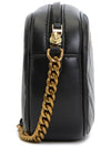 Chevron Kira Small Camera Cross Bag Black - TORY BURCH - BALAAN 4