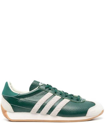 Country OG Leather Low Top Sneakers Collegiate Green - ADIDAS - BALAAN 1