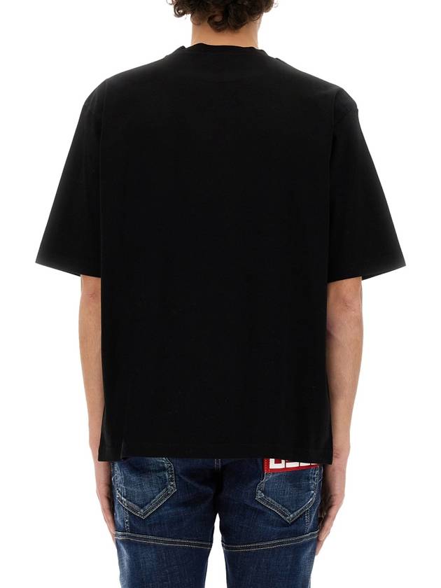 short sleeve t-shirt S79GC0083 S23009900 BLACK - DSQUARED2 - BALAAN 3