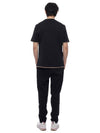 Men's Techno Fleece Cotton Track Pants Black - BRUNELLO CUCINELLI - BALAAN 6