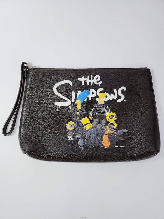 Used luxury goods DHLUX x Simpson collaboration strap shared clutch bag - BALENCIAGA - BALAAN 3