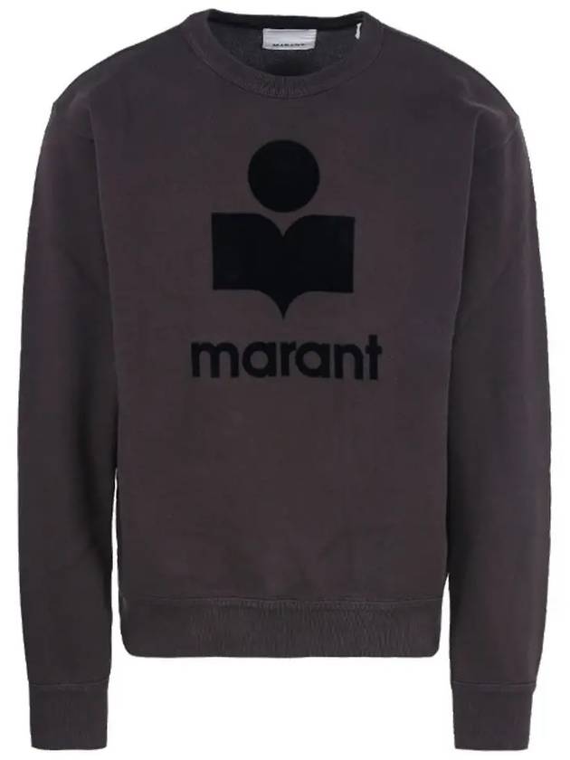 Mikoy Logo Cotton Sweatshirt Fade Black - ISABEL MARANT - BALAAN 3