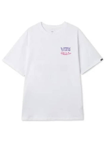 Seoul Night Short Sleeve T-Shirt White - VANS - BALAAN 1