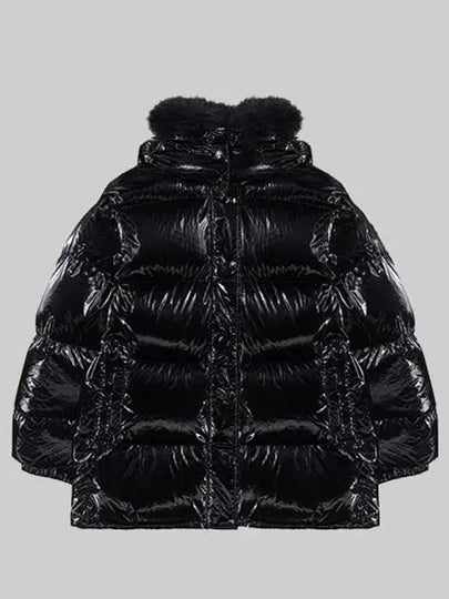 1A00106 53A3H 999 HANAU Glossy Black Women’s Padding - MONCLER - BALAAN 2