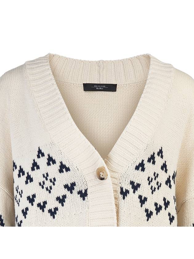 Women s Acacia Cotton Cardigan 001 - MAX MARA - BALAAN 4