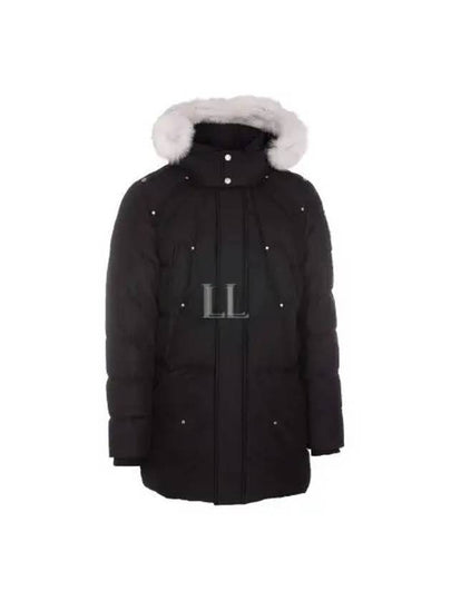 Men's Jackson Cloud Parka Natural Fox Fur Black - MOOSE KNUCKLES - BALAAN 2