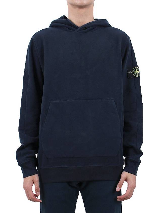 Compass Logo Patch Hoodie Navy - STONE ISLAND - BALAAN 3