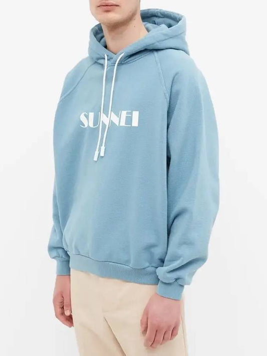 Hood Unisex Big Logo Hoodie Steel Blue MRTWXJER010 - SUNNEI - BALAAN 2