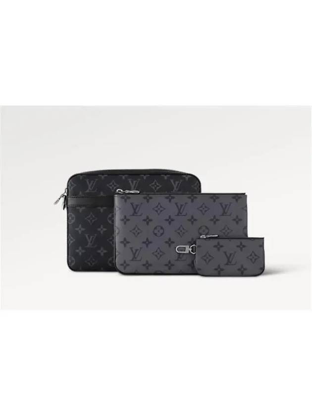 Trio Messenger Bag Grey - LOUIS VUITTON - BALAAN 7