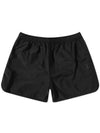 Small Heart Nylon Swim Shorts Black - AMI - BALAAN 1