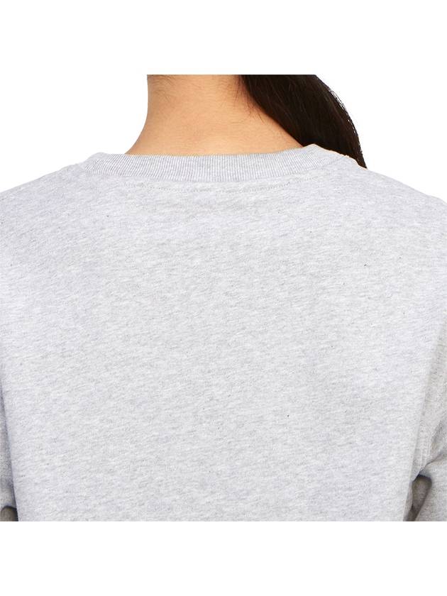 Women's Dress Fox Printing Sweatshirt Grey - MAISON KITSUNE - BALAAN 8