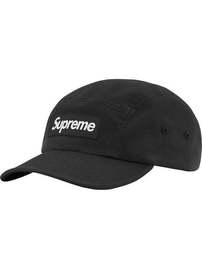 Washed Chino Twill Camp Ball Cap Black - SUPREME - BALAAN 2