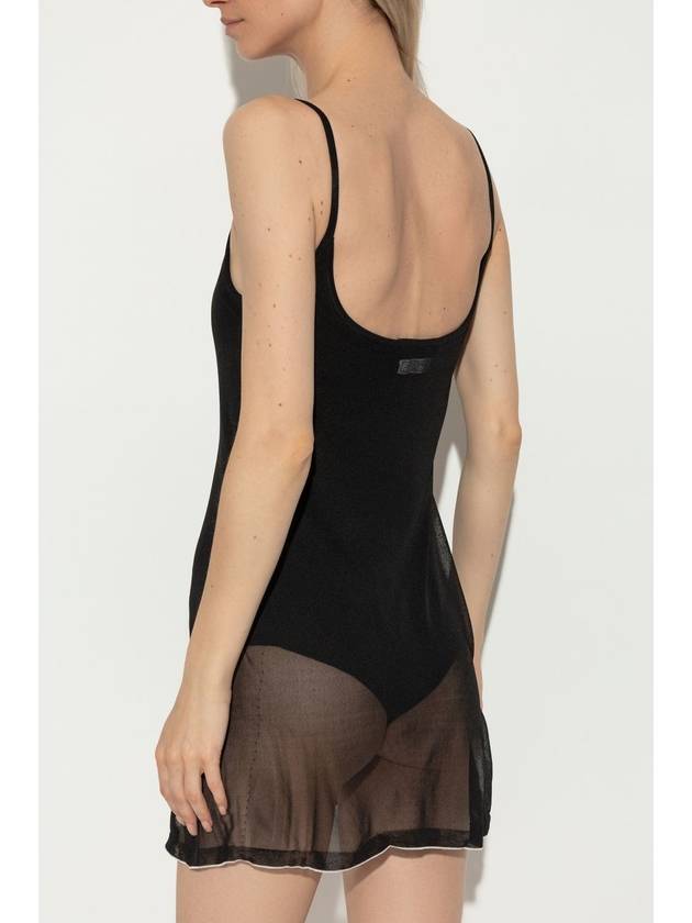 Jacquemus Dress With Integrated Bodysuits, Women's, Black - JACQUEMUS - BALAAN 4