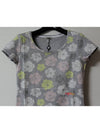 Gray multicolor tiger face short sleeve tshirt - KENZO - BALAAN 3