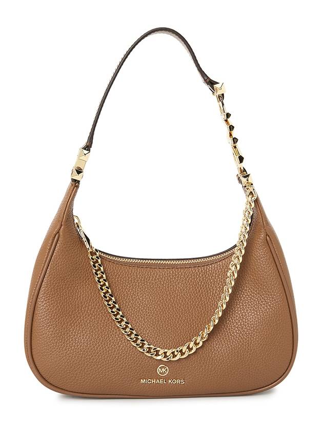 Piper Small Pebbled Leather Shoulder Bag Brown - MICHAEL KORS - BALAAN 2