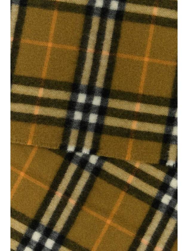 Happy Check Cashmere Scarf Oxide - BURBERRY - BALAAN 3