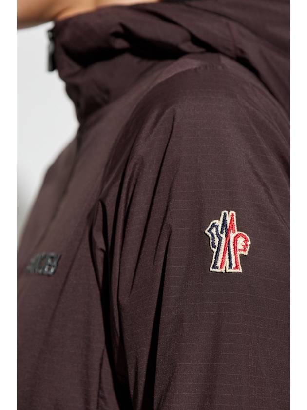 Mietres Zip-Up Hoodie Dark Brown - MONCLER - BALAAN 6