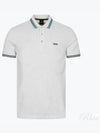 Paddy Cotton Short Sleeve Polo Shirt White - HUGO BOSS - BALAAN 2