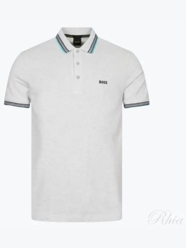 Paddy Cotton Short Sleeve Polo Shirt White - HUGO BOSS - BALAAN 2