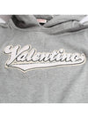 Logo Patch Cotton Hoodie Grey - VALENTINO - BALAAN 4