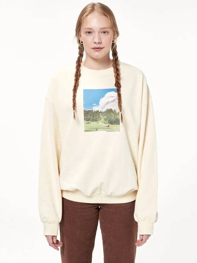 GRINDELWALD SWEATSHIRT CREAM - ASCENTCITY - BALAAN 8