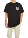 WB I Love Short Sleeve T-Shirt Black - FAMILY FIRST - BALAAN 6