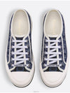 Walk'n'Dior Platform Cotton Low Top Sneaker Blue - DIOR - BALAAN 4