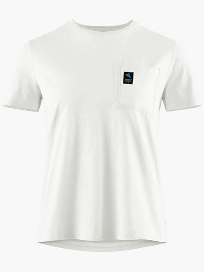 Women's Runa Pocket Short Sleeve T-Shirt Snow - KLATTERMUSEN - BALAAN 2