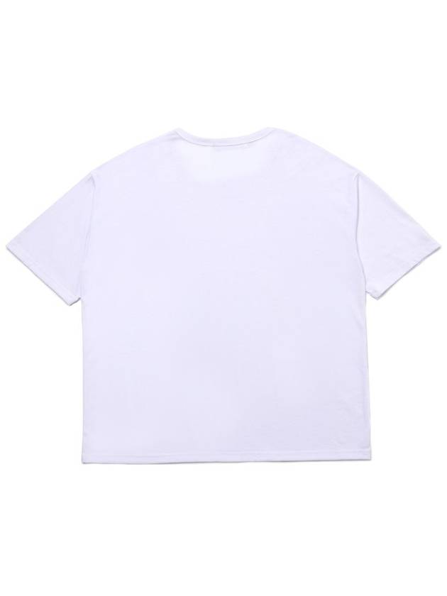 Seawear Oversized Silket Scoop Neck TShirt White - C WEAR BY THE GENIUS - BALAAN 10