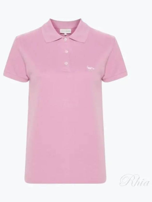 Baby Fox Patch Regular Polo Shirt Blossom - MAISON KITSUNE - BALAAN 2