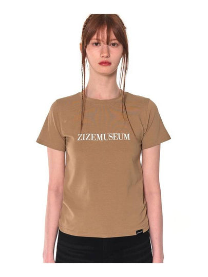 Zize T Shirts Beige - ZIZEMUSEUM - BALAAN 2