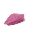 Mohair Beret Pink - GANNI - BALAAN 2