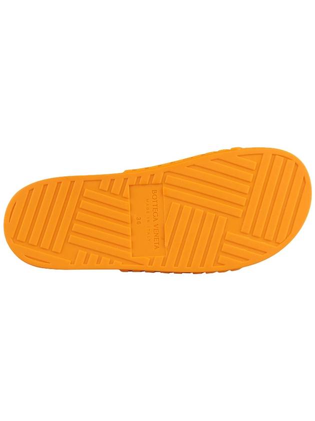 Intrecciato Rubber Slippers Orange - BOTTEGA VENETA - BALAAN 10