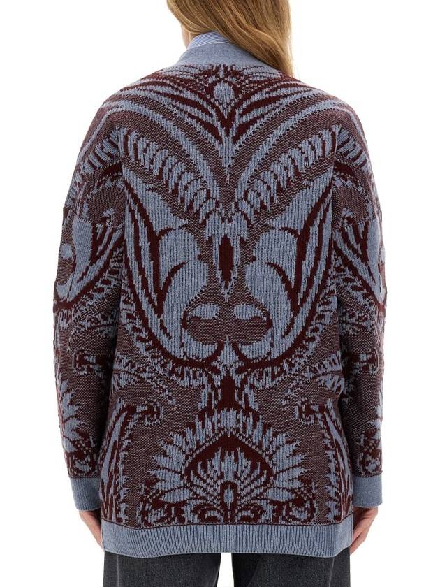 Etro Jacquard Wool Cardigan - ETRO - BALAAN 3