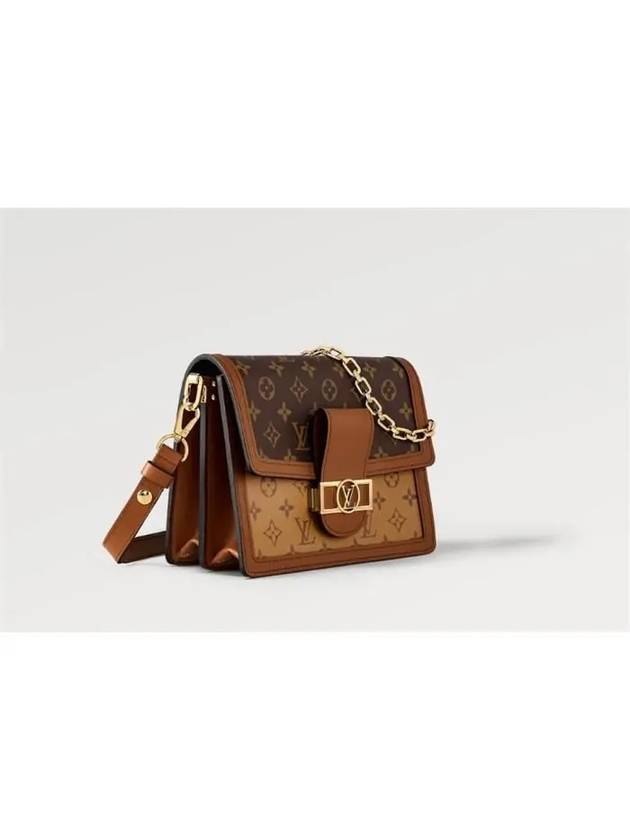 Dauphine MM Monogram Shoulder Bag Brown - LOUIS VUITTON - BALAAN 4