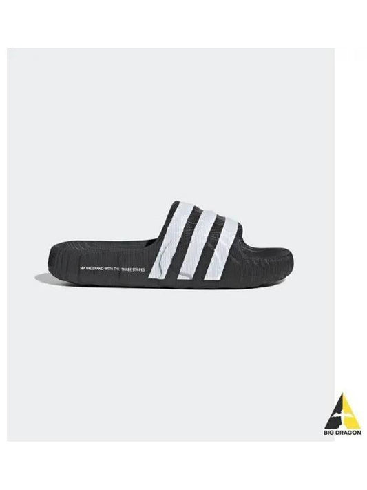 Adilette 22 Slippers Core Black - ADIDAS - BALAAN 2