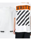 Reorder bag printing t shirt OMAA002S16001014 0119 - OFF WHITE - BALAAN 1