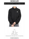 8G00058 89AEN 998 Logo Patch Zipup Jacket Black Men's Jacket TEO - MONCLER - BALAAN 2