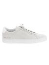 Retro Suede Low Top Sneakers White - COMMON PROJECTS - BALAAN 1