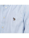 Zebra Patch Long Sleeve Shirt Light Blue - PAUL SMITH - BALAAN 7