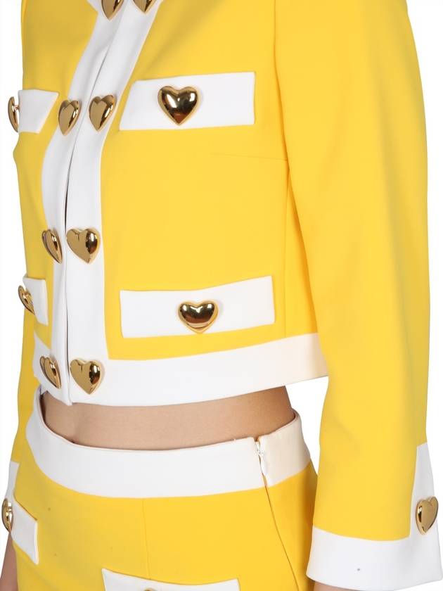 Outerwear 05250424 4028 YELLOW - MOSCHINO - BALAAN 5