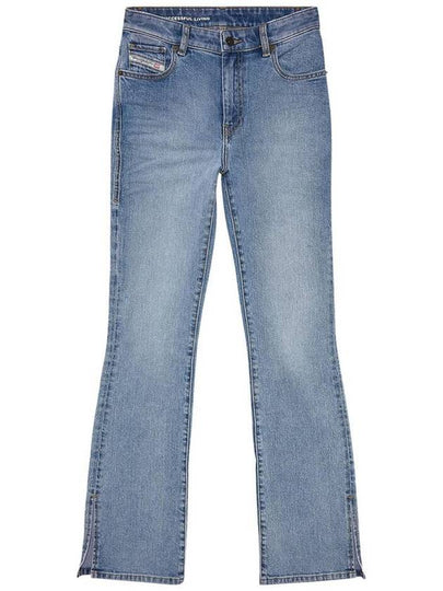 Denim Straight Pants Light Blue - DIESEL - BALAAN 2