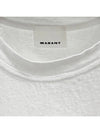 Karman Logo Linen Short Sleeve T-Shirt White - ISABEL MARANT - BALAAN 7