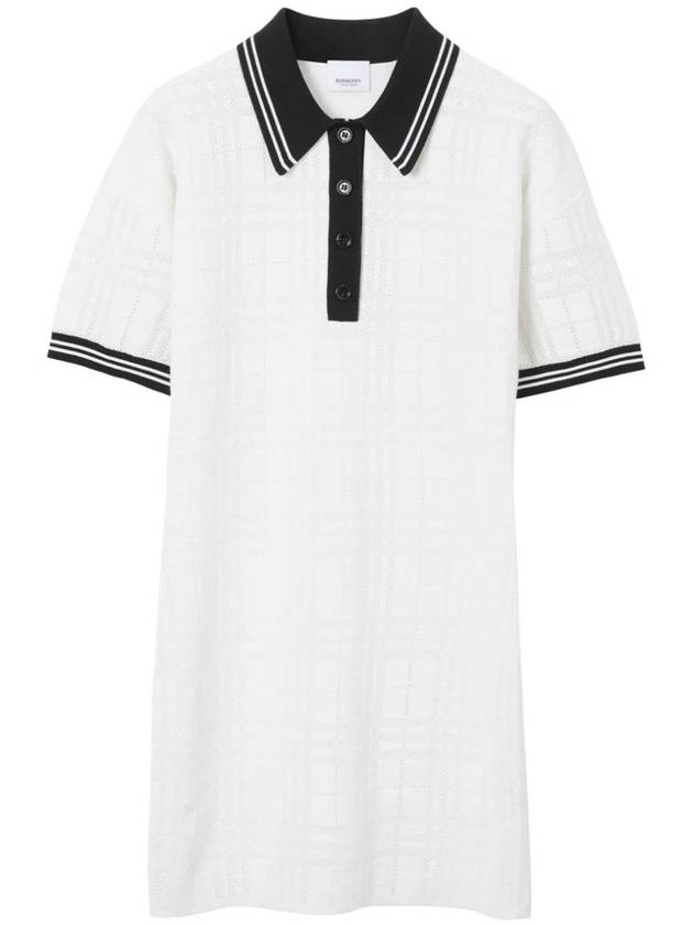 Midi Dress 8072651 WHITE - BURBERRY - BALAAN 2