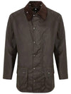 Classic Beaufort Wax Jacket Olive - BARBOUR - BALAAN 3